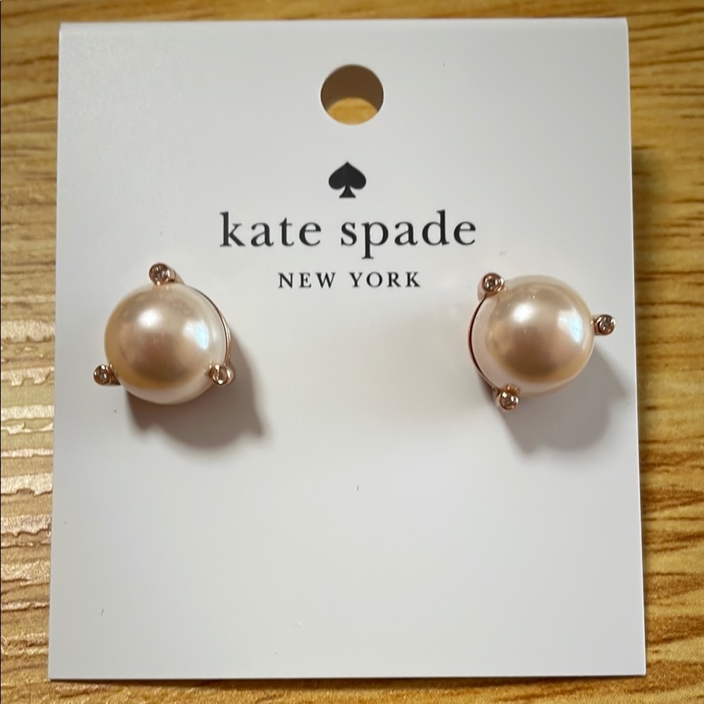 Kate Spade Rise and Shine Pearl Stud Earrings